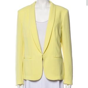 Rag & Bone shawl collar yellow chartreuse blazer. Sz 4
